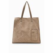 Handväska för kvinnor Desigual Logorama Leather Merlo V