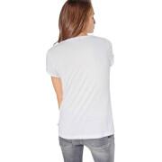 Kortärmad T-shirt med tryck för kvinnor Le temps des cerises Basitrame