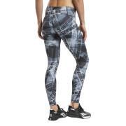 Leggings för kvinnor Reebok CrossFit® Lux Bold Taped Imprimé