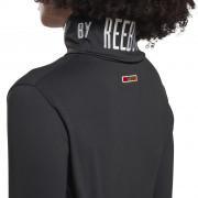 Sweatshirt för kvinnor Reebok Classics Embroidered Cropped Mock Neck
