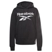 Huvtröja för kvinnor Reebok Identity Logo Fleece