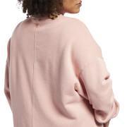Sweatshirtklänning med rund hals i stora storlekar för kvinnor Reebok Classics