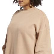 Sweatshirtklänning med rund hals i stora storlekar för kvinnor Reebok