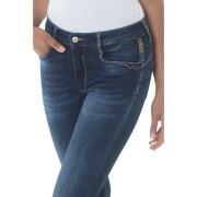 Skinny jeans med hög midja för kvinnor Le Temps des cerises pulp 7/8 N°1