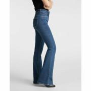 Jeans för kvinnor Lee FLARE BO JACKSON WORN