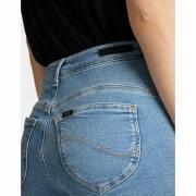Jeans för kvinnor Lee FLARE BO BRIGHTON ROCK