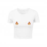 T-shirt för kvinnor Mister Tee flames