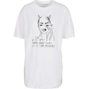 T-shirt för kvinnor Mister Tee ladies inner peace sign