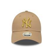 Keps för kvinnor New York Yankees Metallic Logo