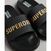 Badtofflor för kvinnor Superdry Logo Code