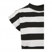 T-shirt för kvinnor Urban Classics stripe short