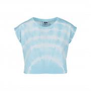 T-shirt för kvinnor Urban Classics short tie dye (grandes tailles)