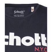 T-shirt med tryck för kvinnor Schott