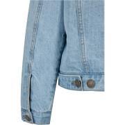 Oversized jeansjacka för damer med sherpakrage Urban Classics GT