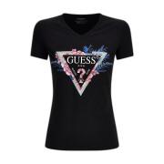 Kortärmad T-shirt för kvinnor Guess Kathe
